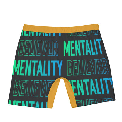 BELIEVER MENTALITY Men's Long Boxer Briefs