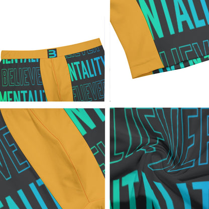 BELIEVER MENTALITY Men's Long Boxer Briefs