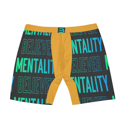 BELIEVER MENTALITY Men's Long Boxer Briefs