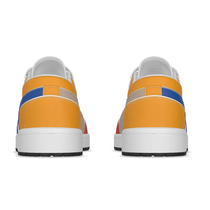Men's Low State Leather Stitching Shoes (Dunks)