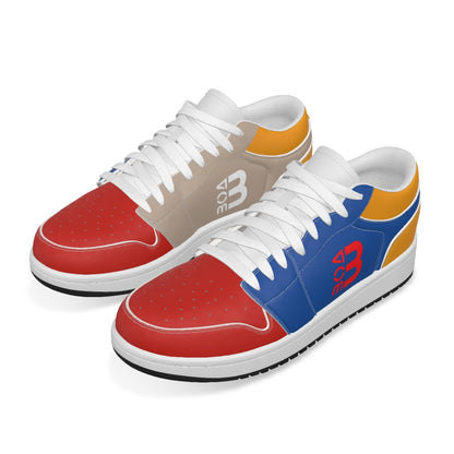 Men's Low State Leather Stitching Shoes (Dunks)