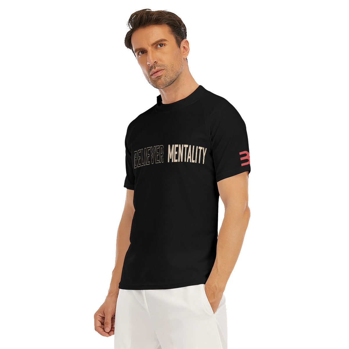BELIEVER Men's JOGGERS PAIR 5 Tight Surf TSHIRT PAIR