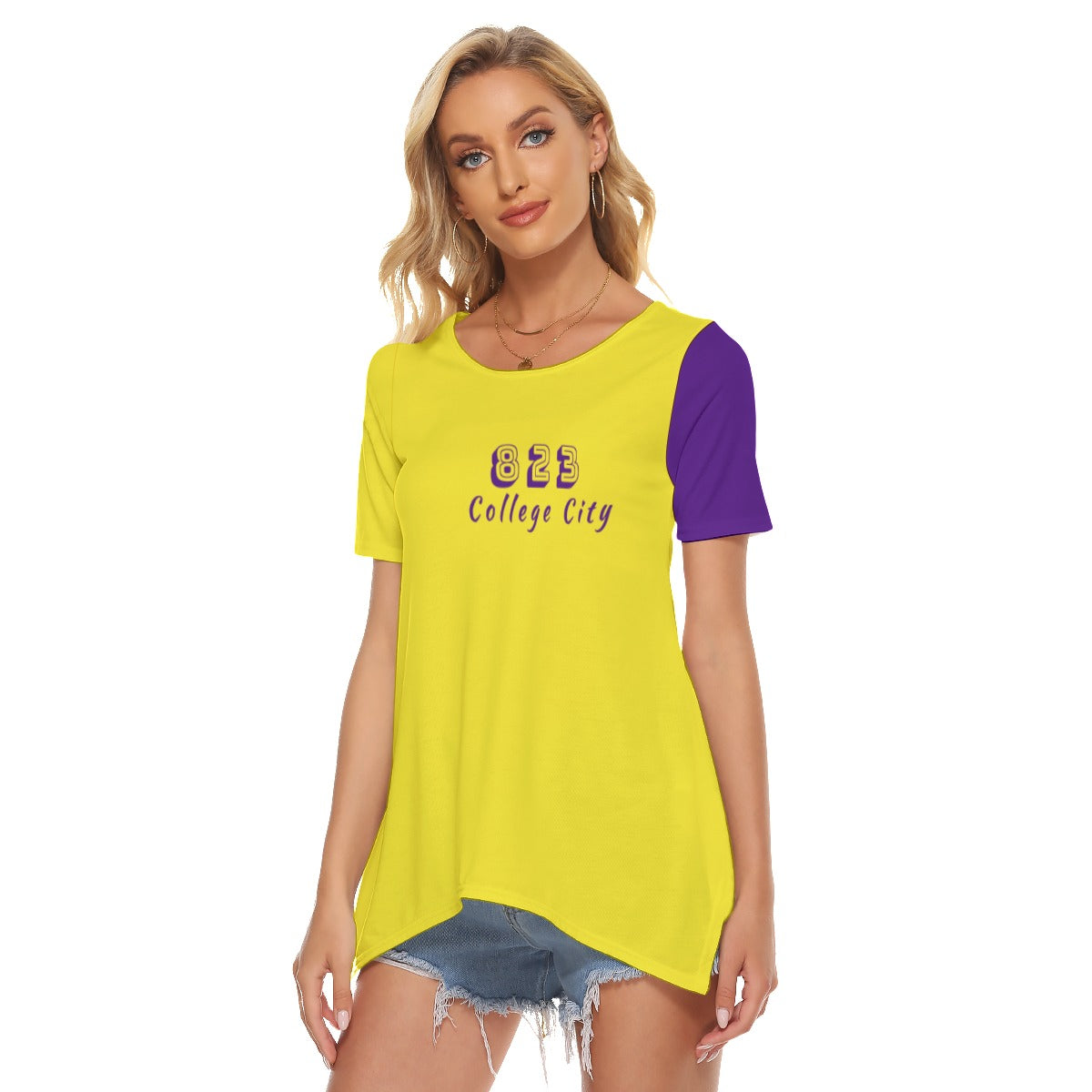 College City Women's O-neck Short Sleeve T-shirt