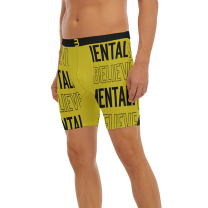 Believer Mentality Men's Long Boxer Briefs
