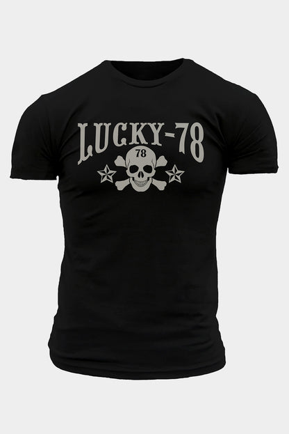 Crew Neck Slogan Letter Print Men's Graphic Tee
