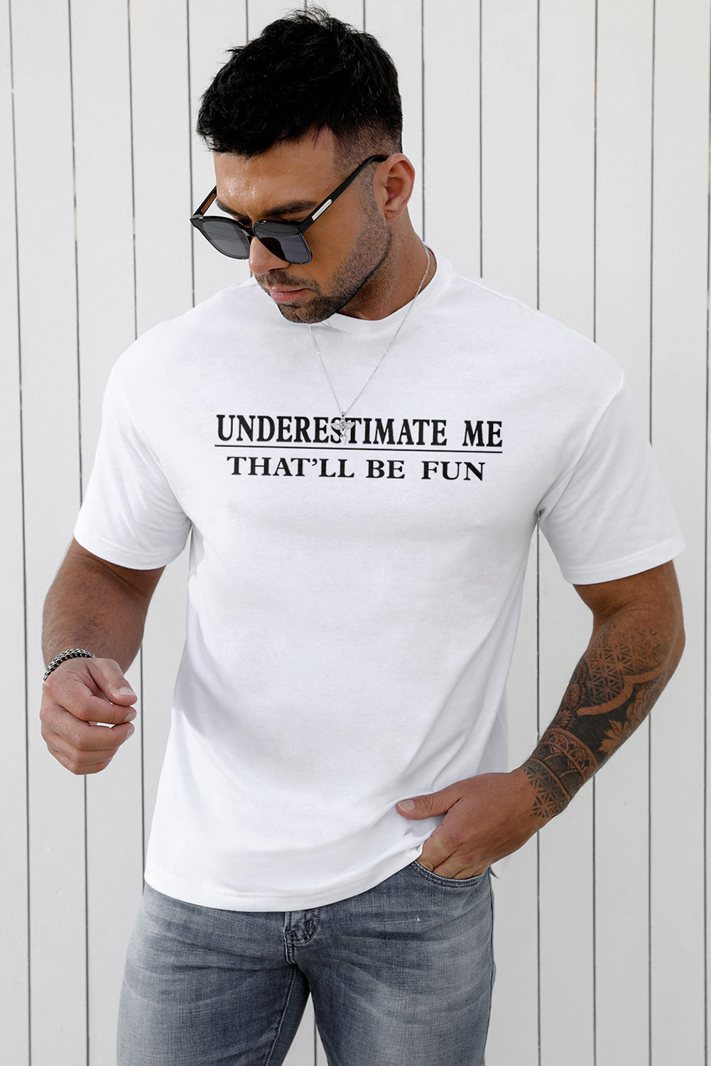 Underestimate Me That'll Be Fun Mens T Shirt