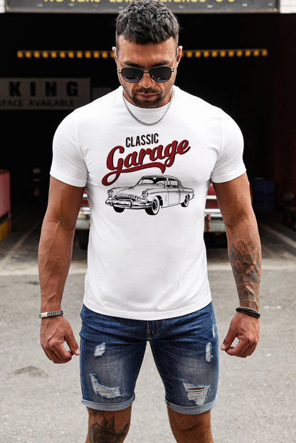 Best Friends Wine Bottle Graphic Print Short Sleeve Men's T Shirt