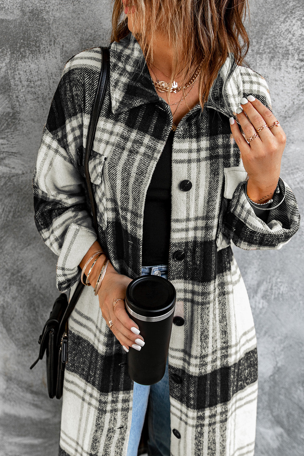 Pocketed Grid Pattern Overcoat
