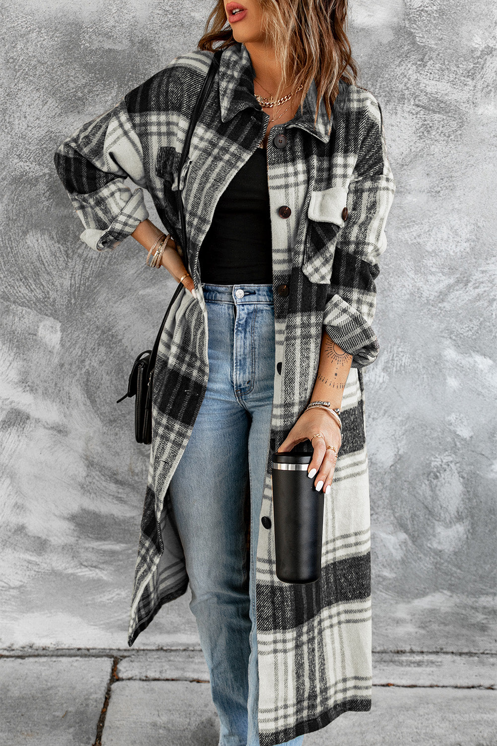 Pocketed Grid Pattern Overcoat