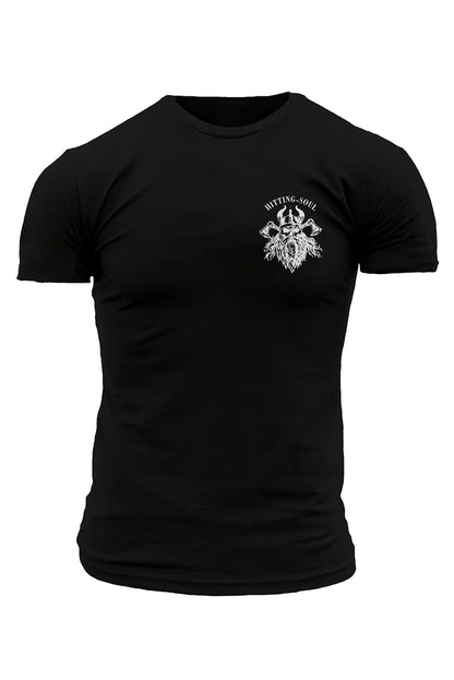 Crew Neck Slogan Letter Print Men's Graphic Tee