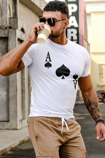 Best Friends Wine Bottle Graphic Print Short Sleeve Men's T Shirt